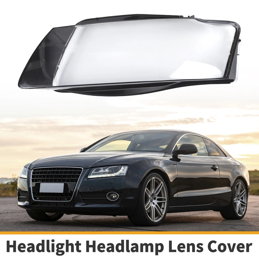 Front Left Headlight Lens Cover Replacement for Audi A5 (2008–2012)