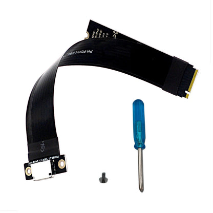 M.2 NVMe PCIe 4.0 to OCuLink SFF-8612 Adapter for SSD (30mm, 64Gbps)