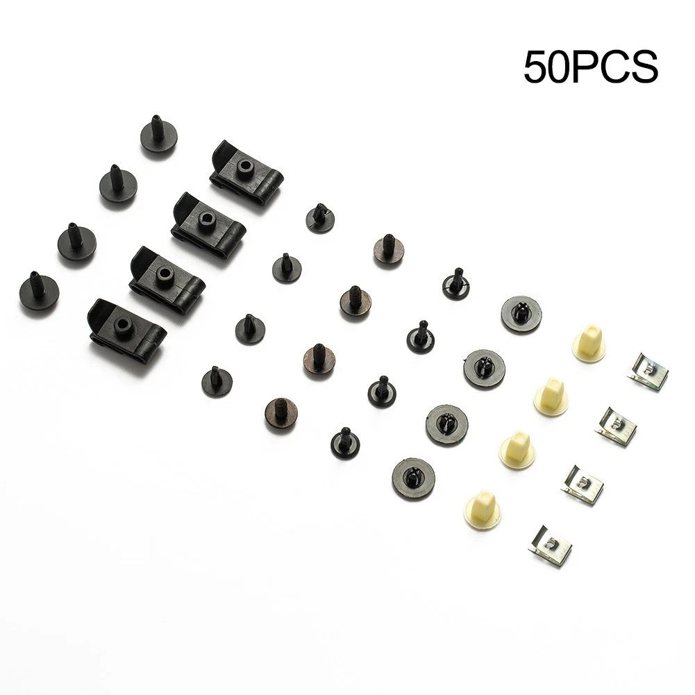 50Pcs Under Engine Mudguard Fasteners for Various Makes and Models