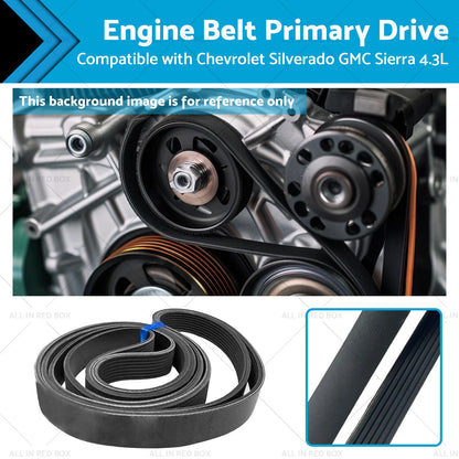Engine Belt Primary Drive for Chevrolet Silverado GMC Sierra 4.3L (2019–2023)