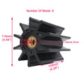 Marine Impeller Kit for Sherwood (22000K, G2201, G22011-01, G22012X, 2127264, CEF 500179)