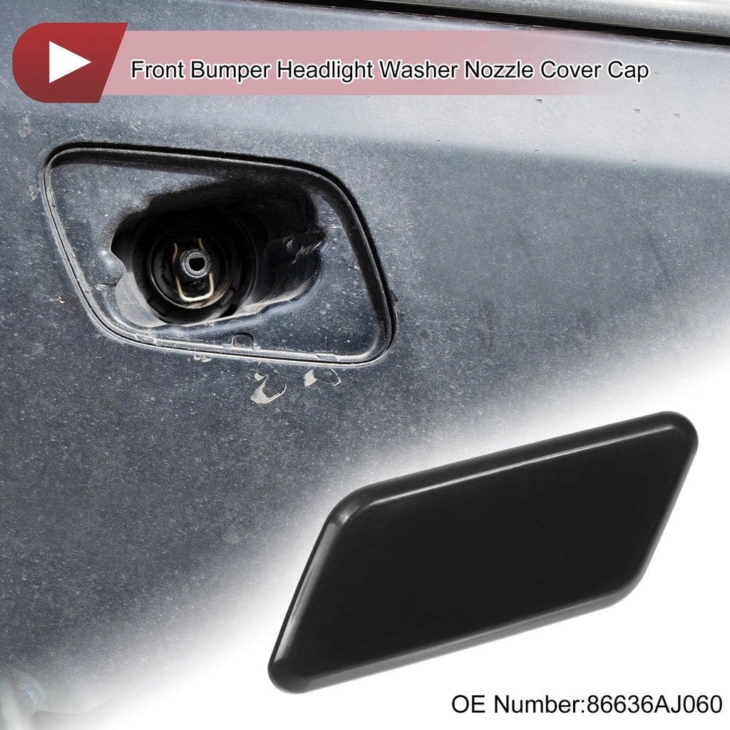 Front Left Washer Nozzle Cover Cap for Subaru Outback (2010–2012) Unpainted