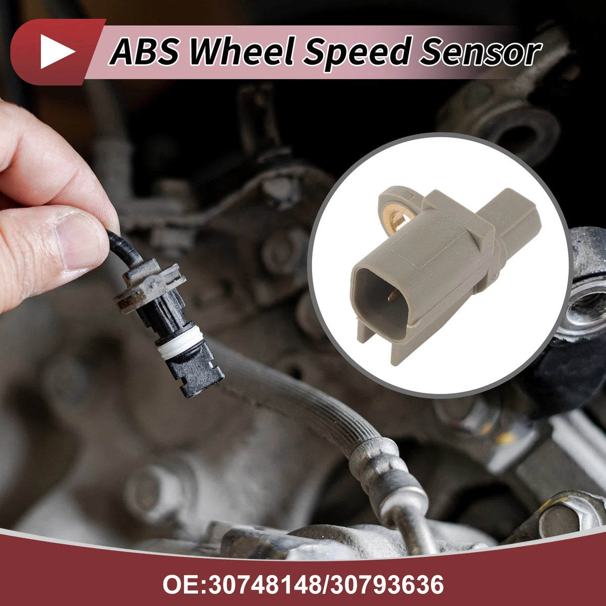 ABS Wheel Speed Sensor No. 30748148 for Volvo S60 (2011–2017)