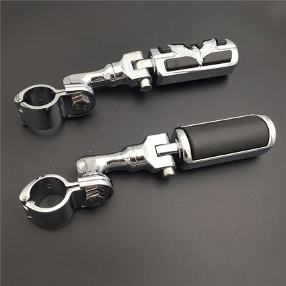 Chrome 1" SA Eagle Foot Peg for Harley Sportster 883 1200 (2004–2023)