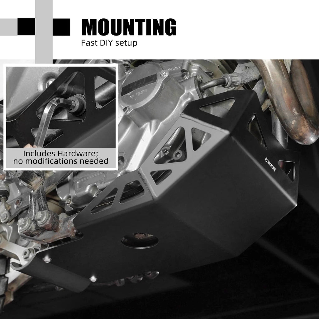 Skid Plate Engine Protector Guard Kit for Suzuki DR650 (1996–2025)