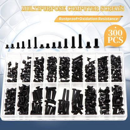 300Pcs Screw Assorted Set for Laptop Phone Computer (AU)