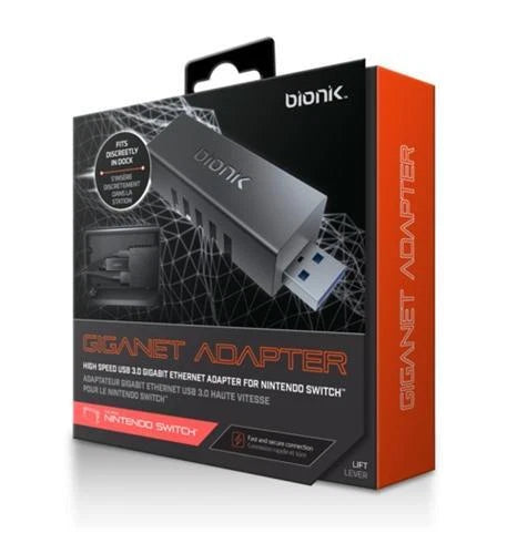 Bionik BNK-9018 Giganet Adapter for Nintendo Switch (2017–Present)