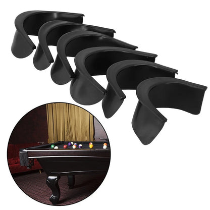 6X Pool Table Rubber Pockets for Billiards (Lined)