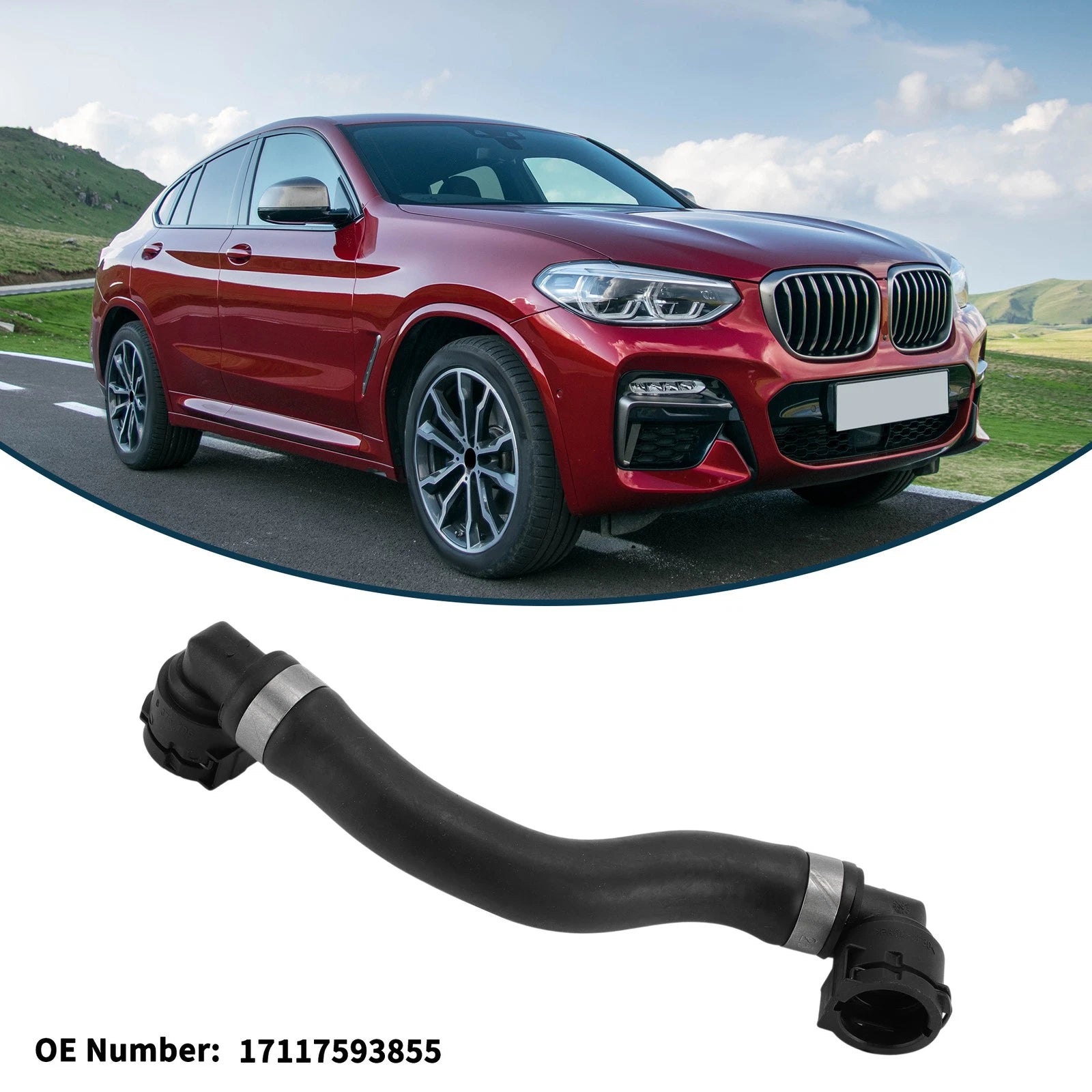 Radiator Hose Replacement for BMW X4 (2015–2018) Cooling Liquid Tube