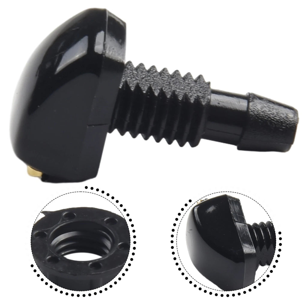 2pc Adjustable Windshield Washer Nozzle Spray Jet Kit for Universal Vehicles