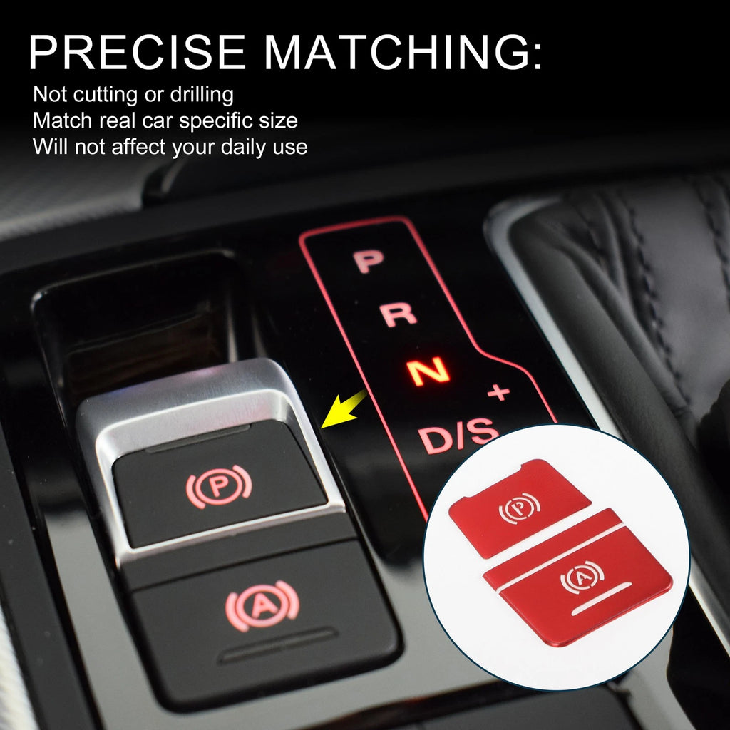 Gear Shift Handbrake Panel Button Switch Cover for Audi A6 A6 Quattro (2012–2018)