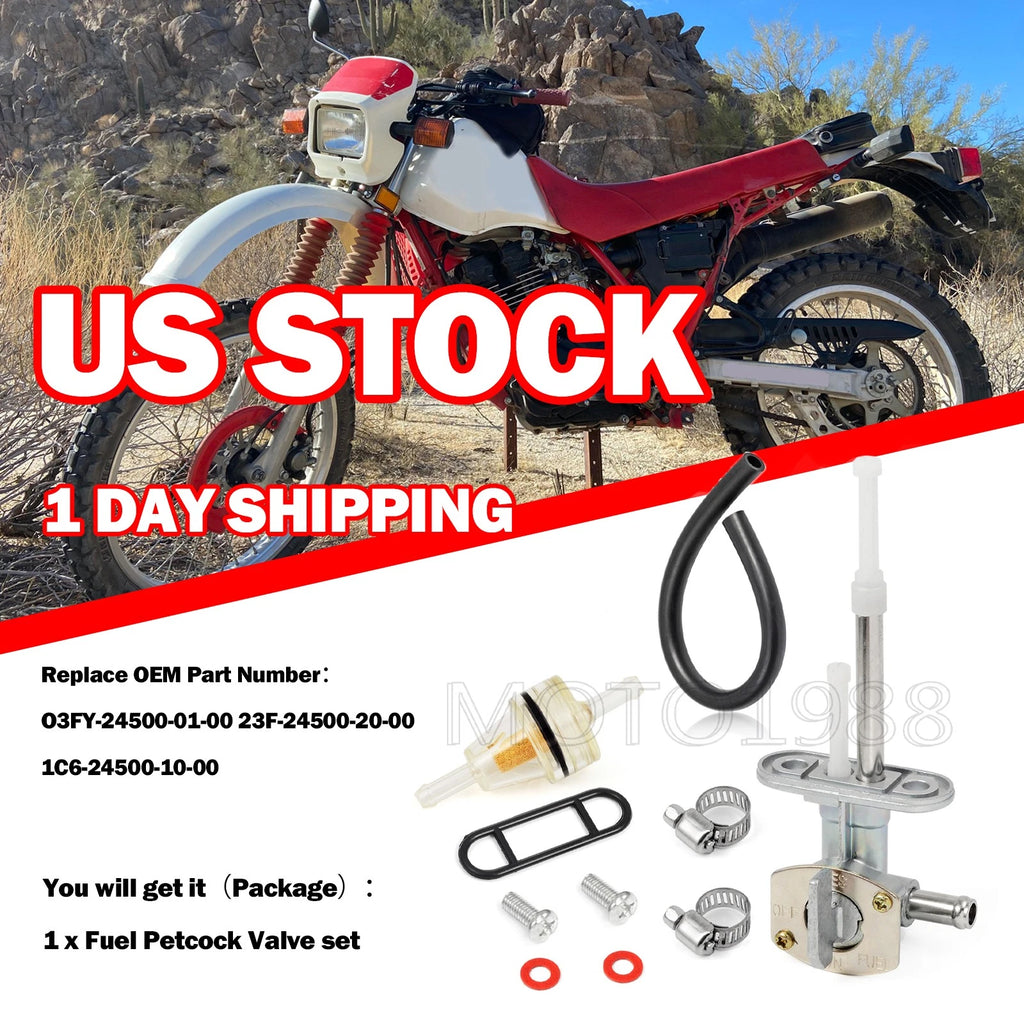8mm Fuel Petcock Valve Kit for Yamaha TTR230 (2005–2021) #23F-24500-20-00