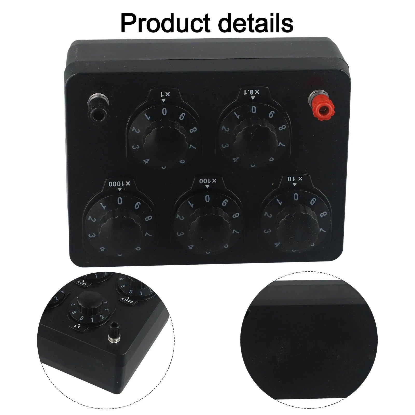 Resistance Box Resistor for Experimental Equipment (5 Switchable Ranges)