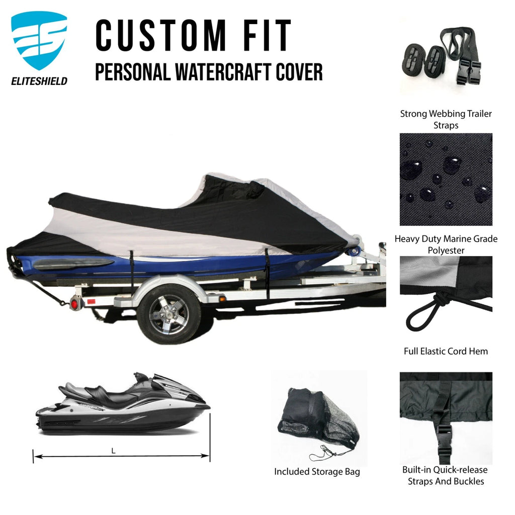 Custom Fit Waterproof PWC Jet Ski Cover for Yamaha WaveRunner FX Cruiser LTD (2010–2023)