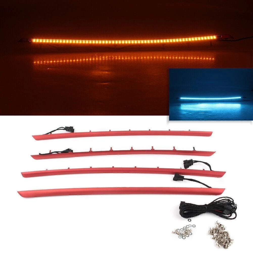 4X LED Door Panel Ambient Light Bars for BMW F30 (2012–2019)