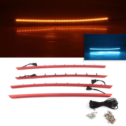4X LED Door Panel Ambient Light Bars for BMW F30 (2012–2019)