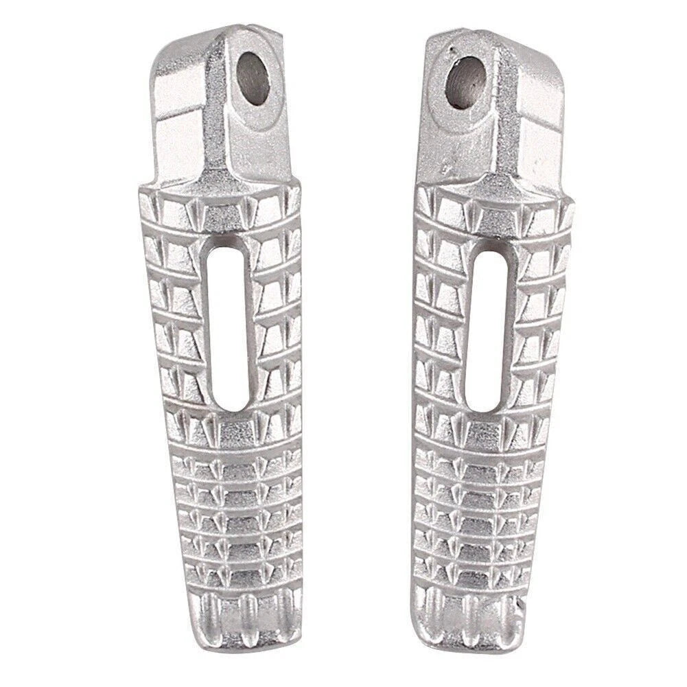 2X Rear Foot Pegs Footrests Kit for Suzuki GSXR1000 (2005–2014) Silver