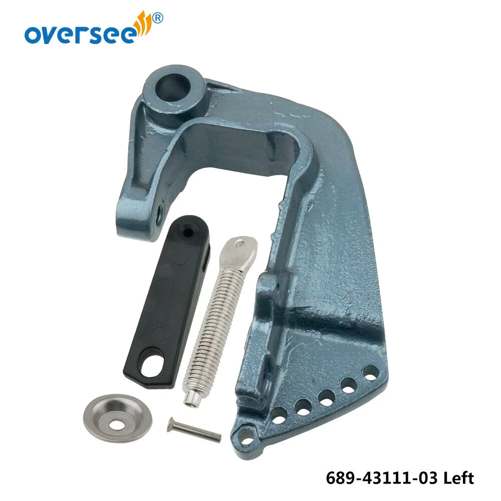 Set of 2 Brackets for Yamaha Outboard 2T 25 30HP (689-43111, 689-43112)