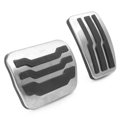 Chrome Automatic Throttle Brake Foot Pedals Set of 2 for Ford F-150 (2011)