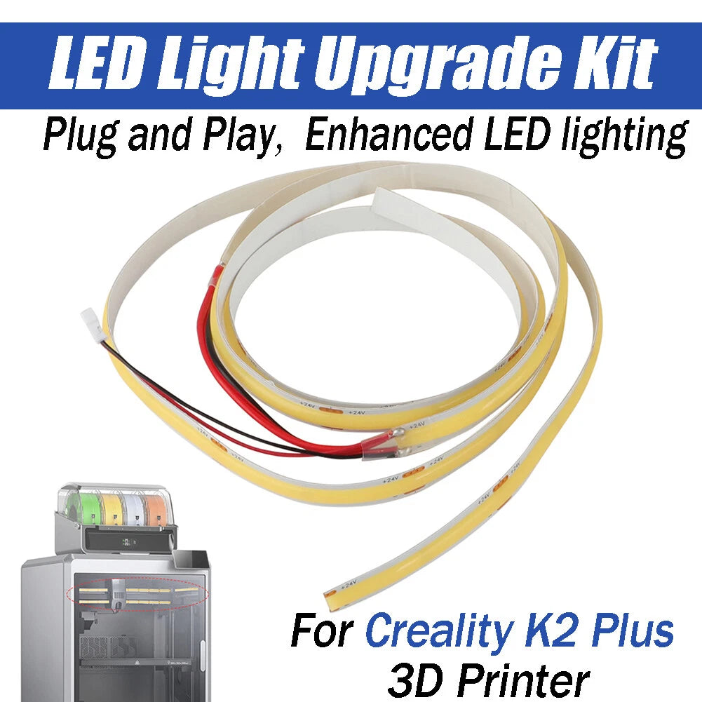 LED Light Upgrade Kit for Creality K2 Plus 3D Printer (Plug-N-Play)