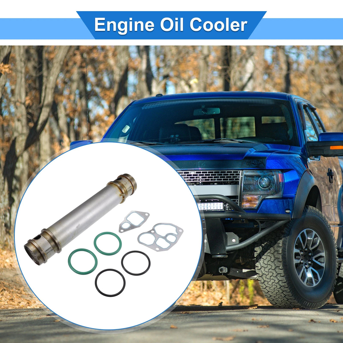 Engine Oil Cooler with Seal Gasket for Ford Excursion (2000–2005)