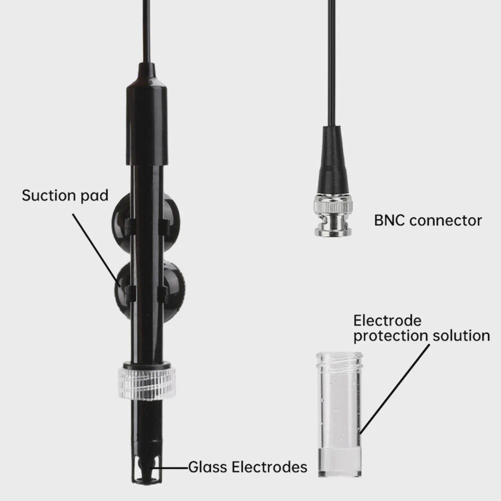 PH Electrode Probe for Aquarium BNC Interface 0-14 Range