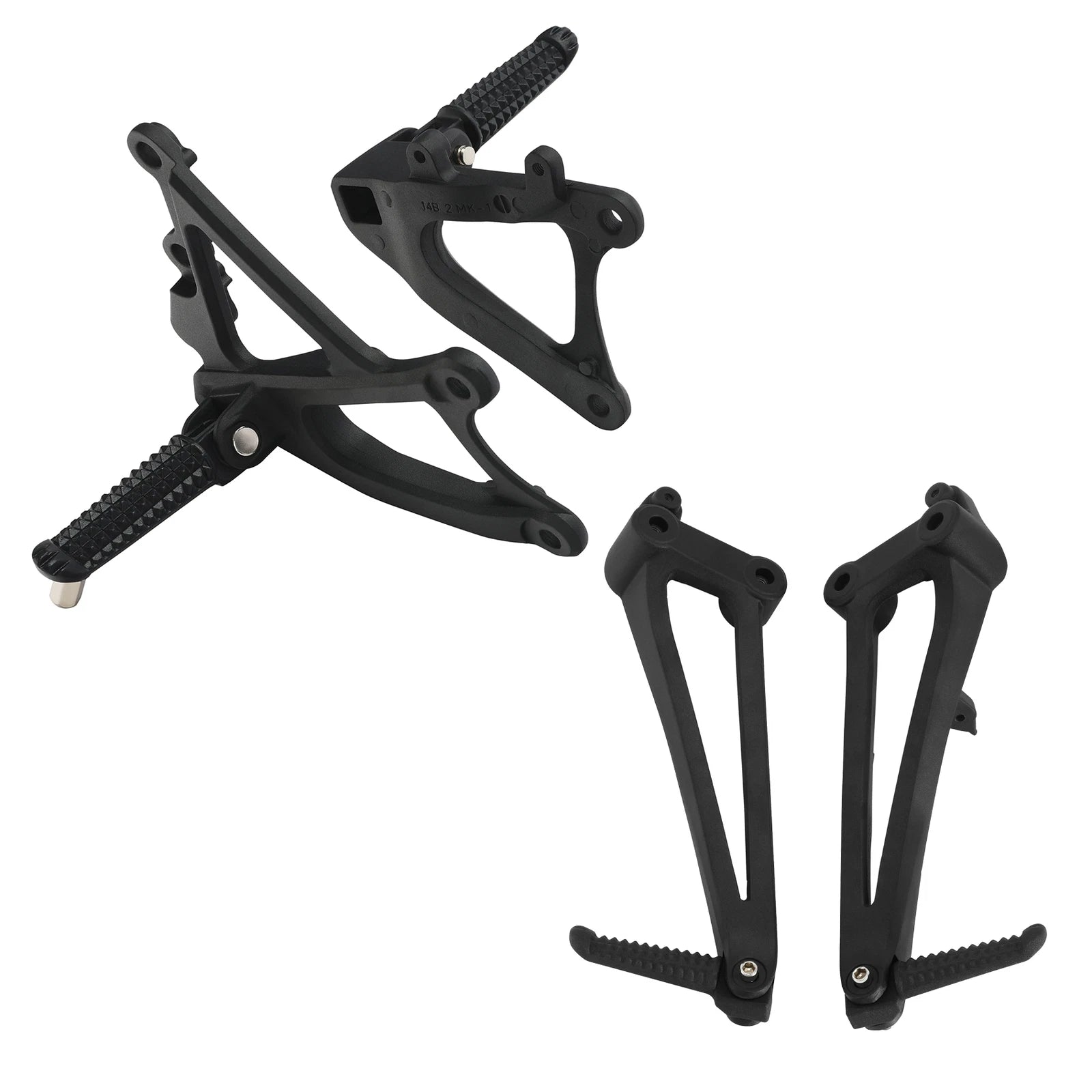Foot Peg Mount Bracket Set for Yamaha YZF R1 (2009–2014)