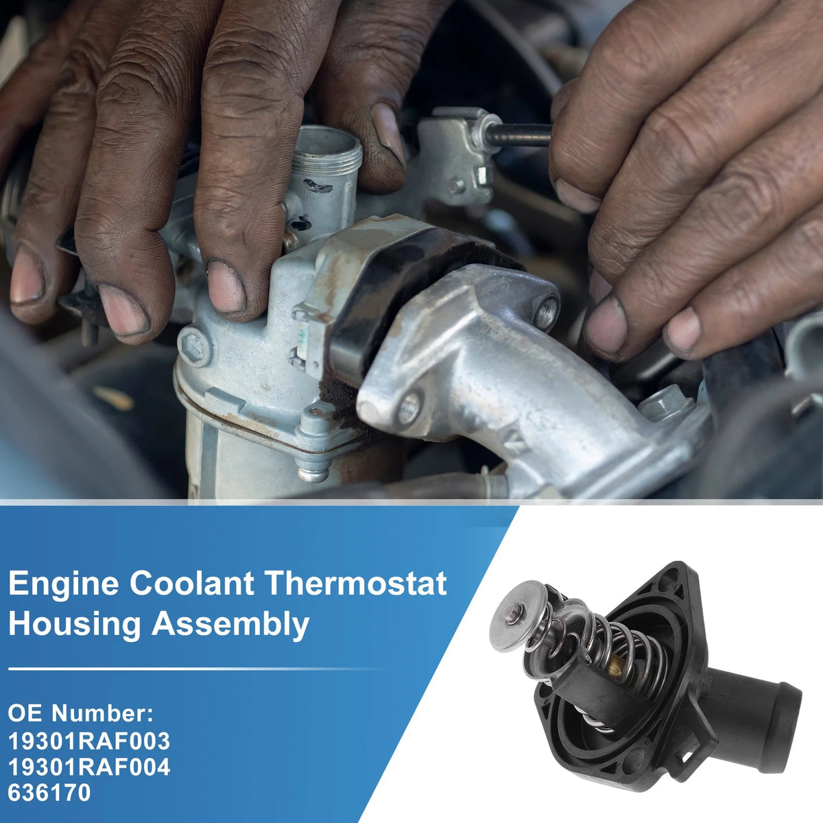 Engine Coolant Thermostat Housing Assembly Replacement for Acura ILX (2013–2015)