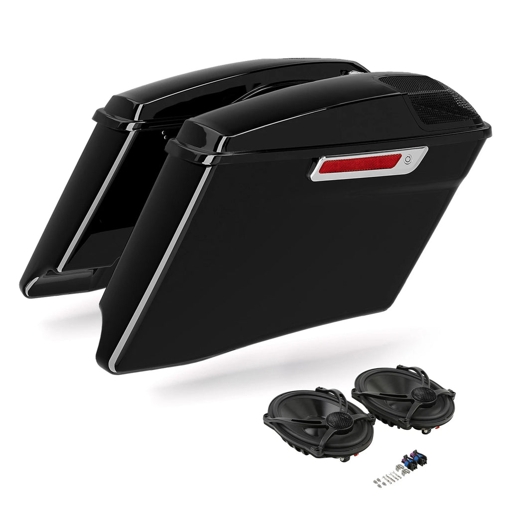 4" Stretched Saddlebag Speakers for Harley Road Glide (2014–2024)