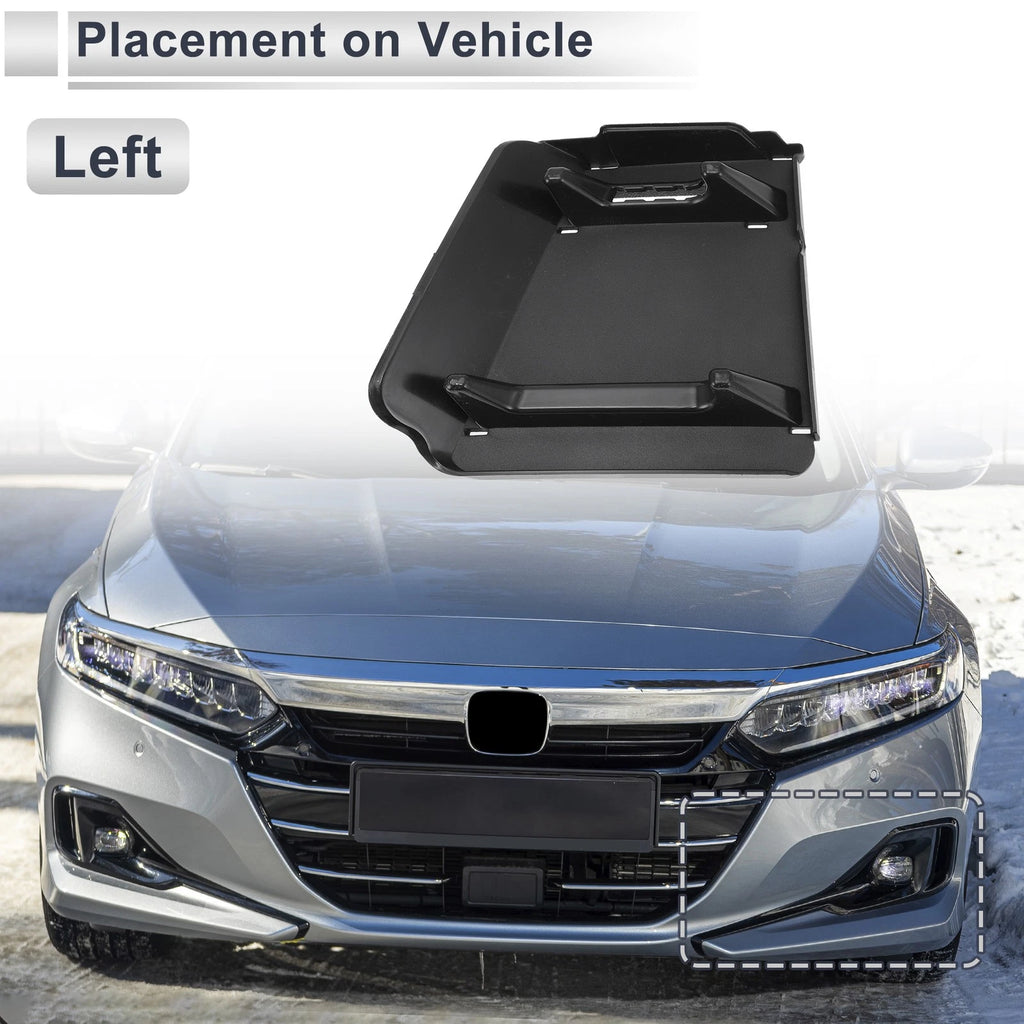 Front Left Fog Light Grill ABS Black Replacement for Audi Q7 (2016–2019)