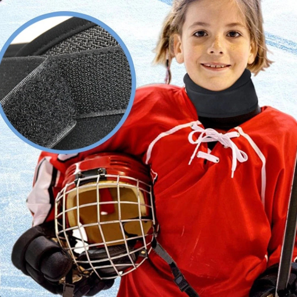 Protective Neckguard for Ice Hockey - Adjustable Fit for Adults and Kids