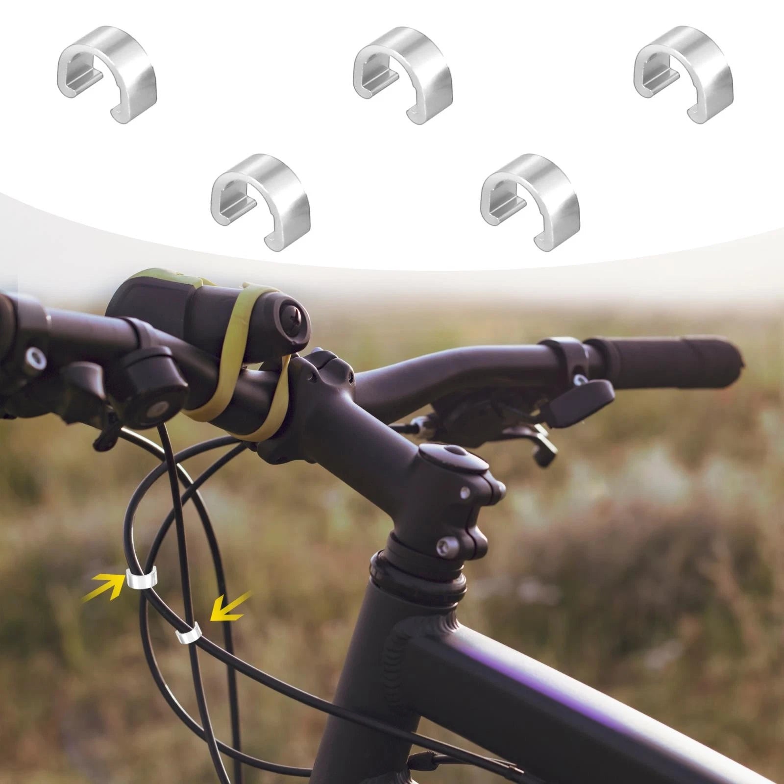 Brake Cable Clips Set for Mountain Bike MTB (C Shape) (2005–2015)