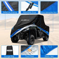 UTV Storage Cover for Utility Vehicle Side-by-Side (Waterproof, Heavy Duty)