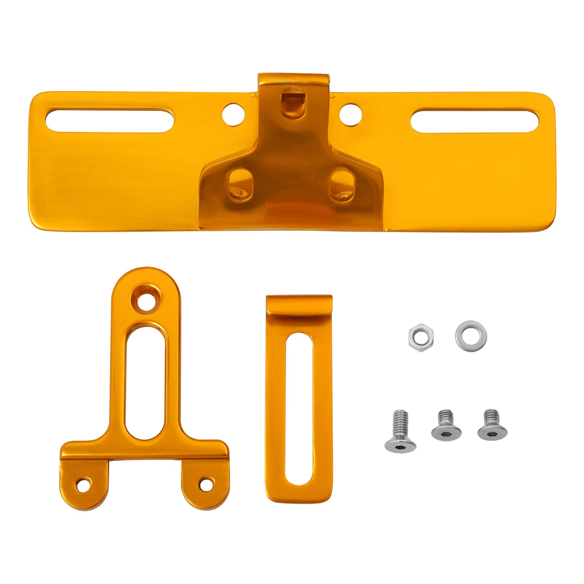 License Plate Bracket for Harley Dyna (1999–2017) Softail (1999–Up) Gold