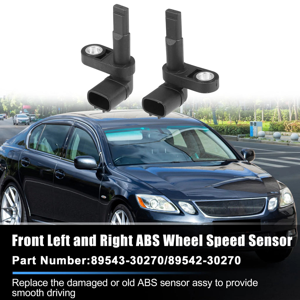 ABS Wheel Speed Sensor Front Pair Replacement for Lexus GS350 IS250 (2006–2015)