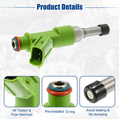 Fuel Injector Nozzle Replacement Set for Toyota Hilux Vigo Land Cruiser (2005–2015)
