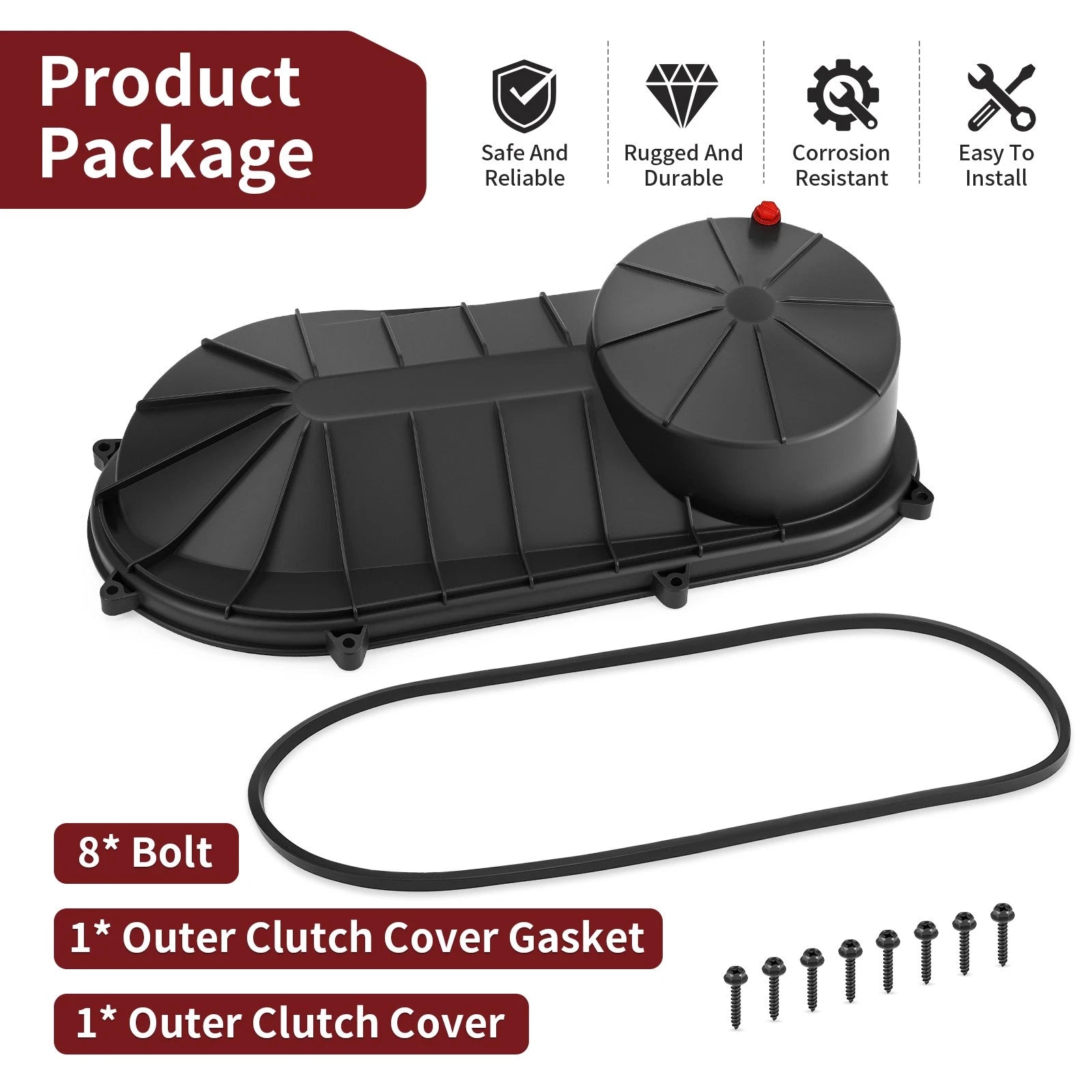 Outer Clutch Cover Gasket for Polaris RZR Ranger Sportsman ACE (325–1000)