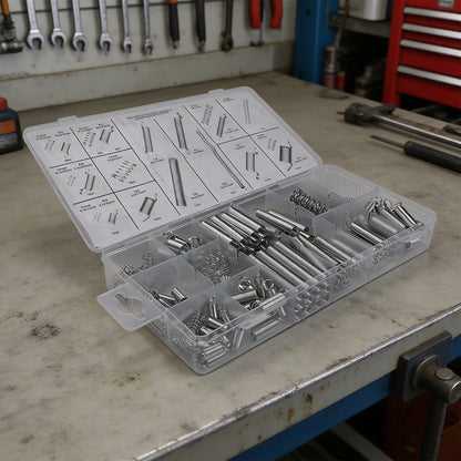 200PCS Metal Spring Assortment Tension Compression Set for Universal Use