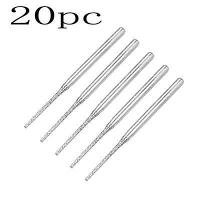20PCS Diamond Drill Bits 20mm Head 235mm Shank for Glass, Porcelain, Stone