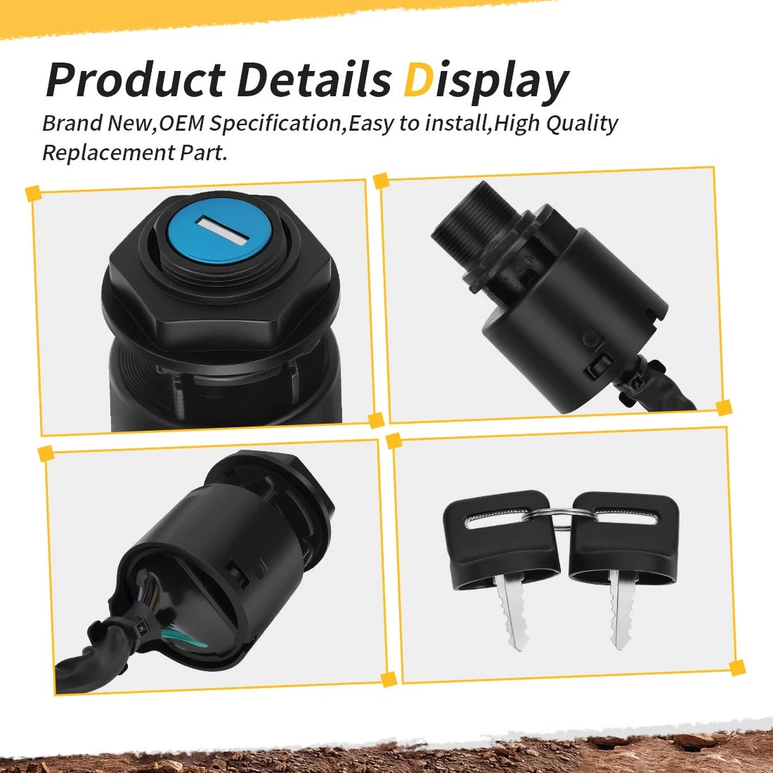 Combination Switch for Honda GX630, GX660, GX690 (35100-Z6L-013)