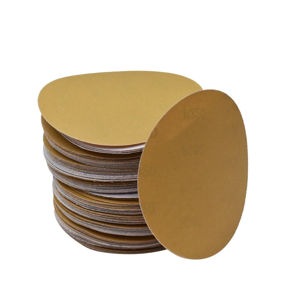 100 Pack 5" Grit 240 Hook Loop Sanding Discs for Automotive Use