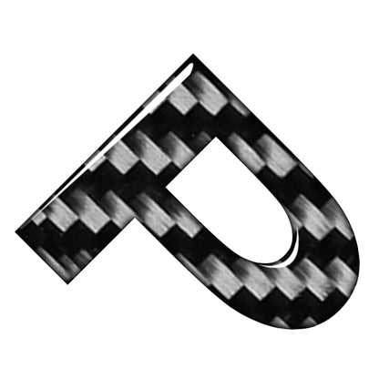 Car Badge Emblem Alphabet Letter Decals for