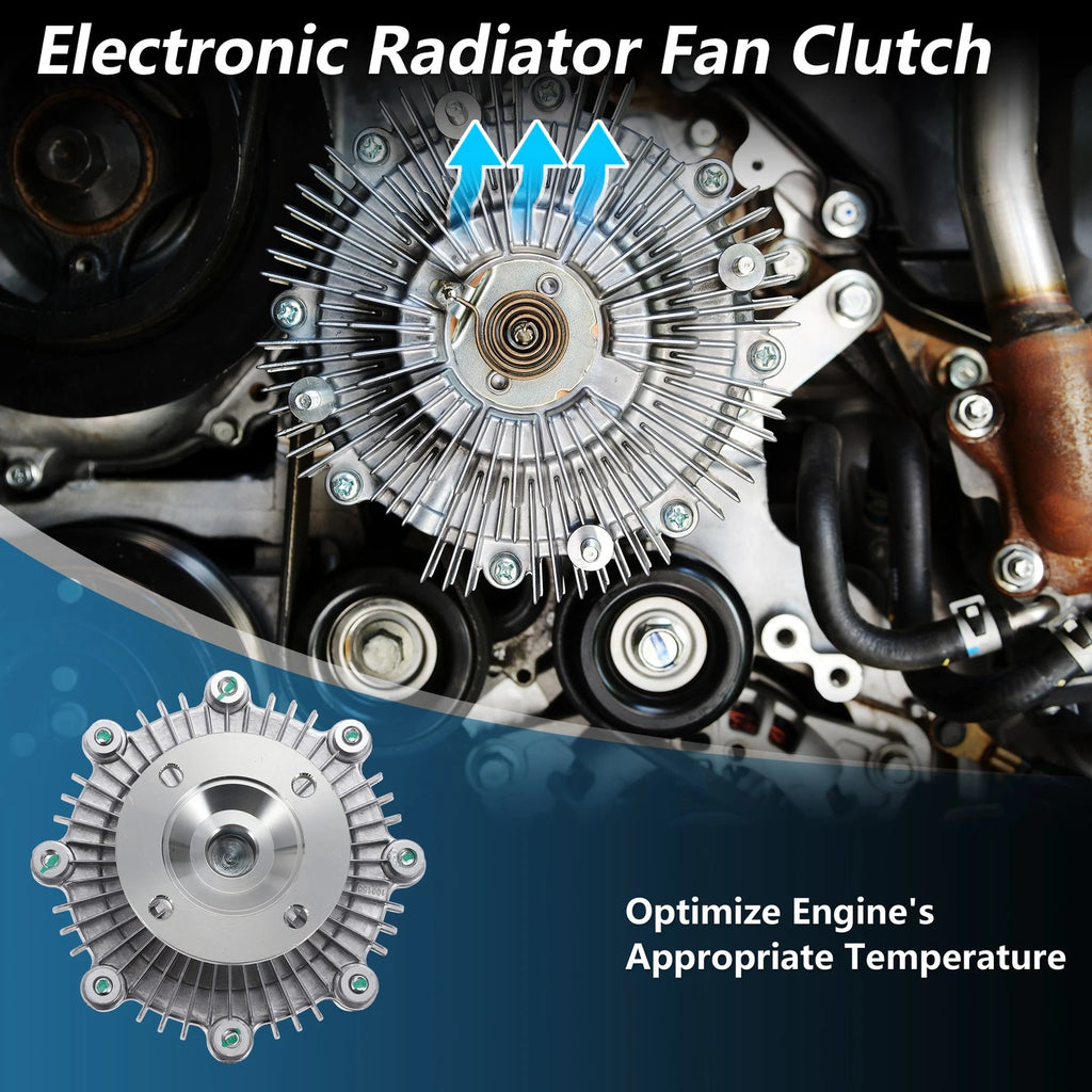Engine Cooling Fan Clutch for Toyota 4Runner (1984–1995) L4 2.4L