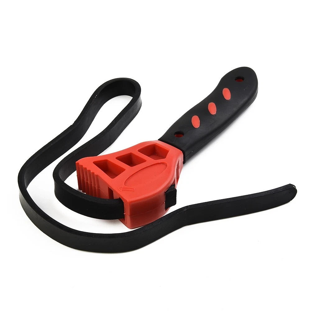 Adjustable Rubber Strap Bottle Opener Tool for