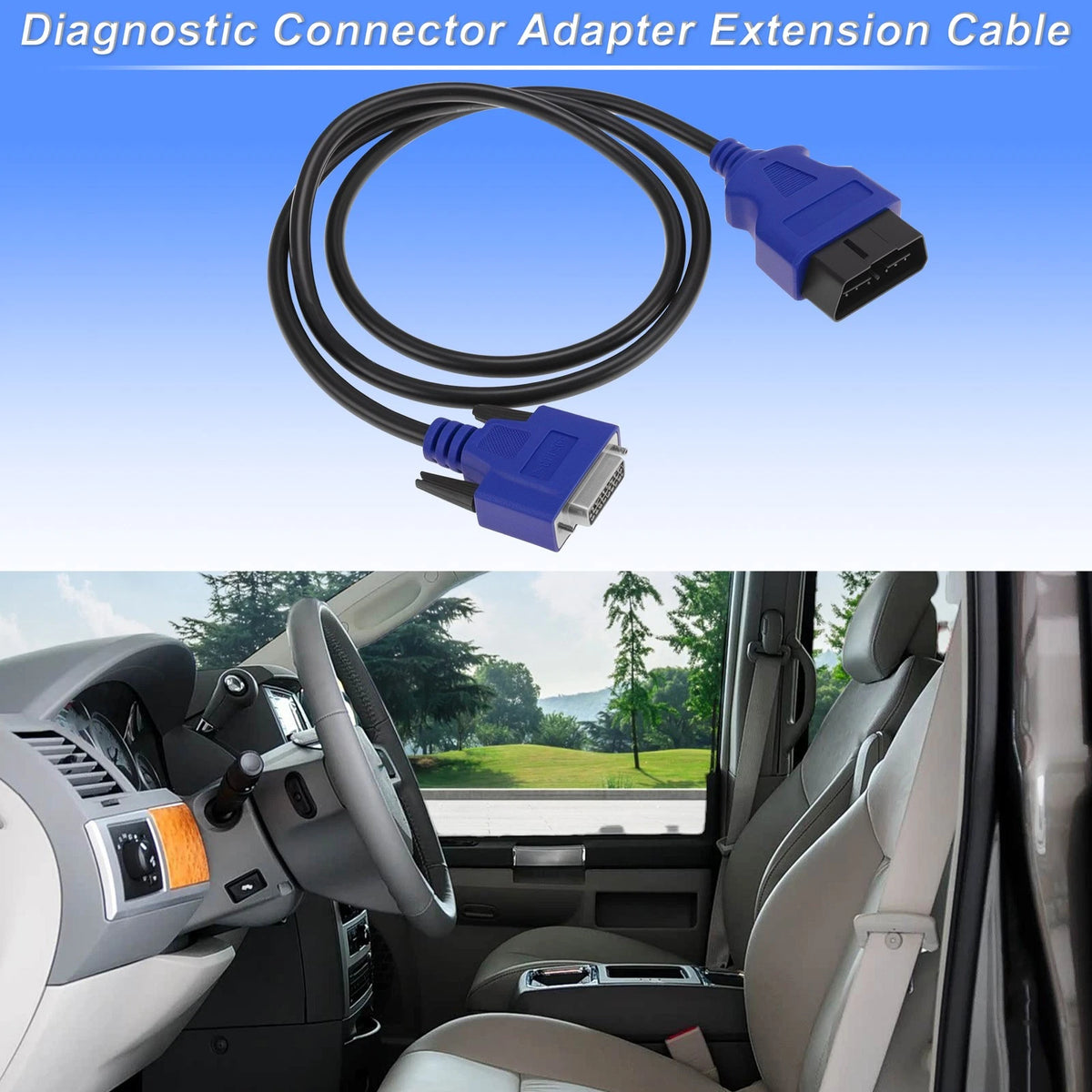 OBD2 Diagnostic Cable for Ford J1962 Vehicles (16Pin, 493113)