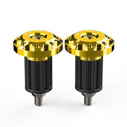 7/8'' Motorcycle Dirt Bike Handlebar Grip Handle Bar End Cap Plug Slider Gold