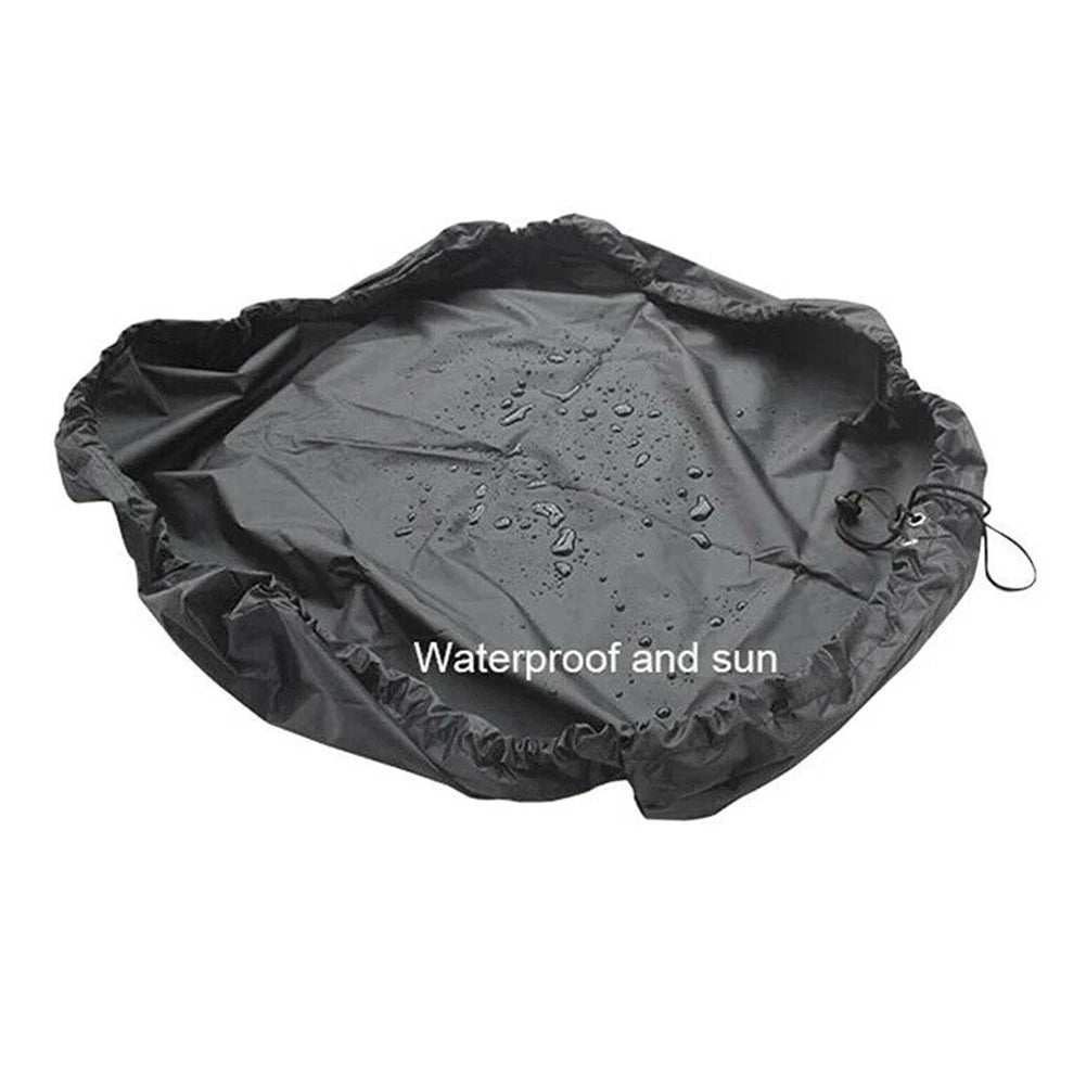 Wetsuit Changing Mat Bag for Portable Storage (Black)