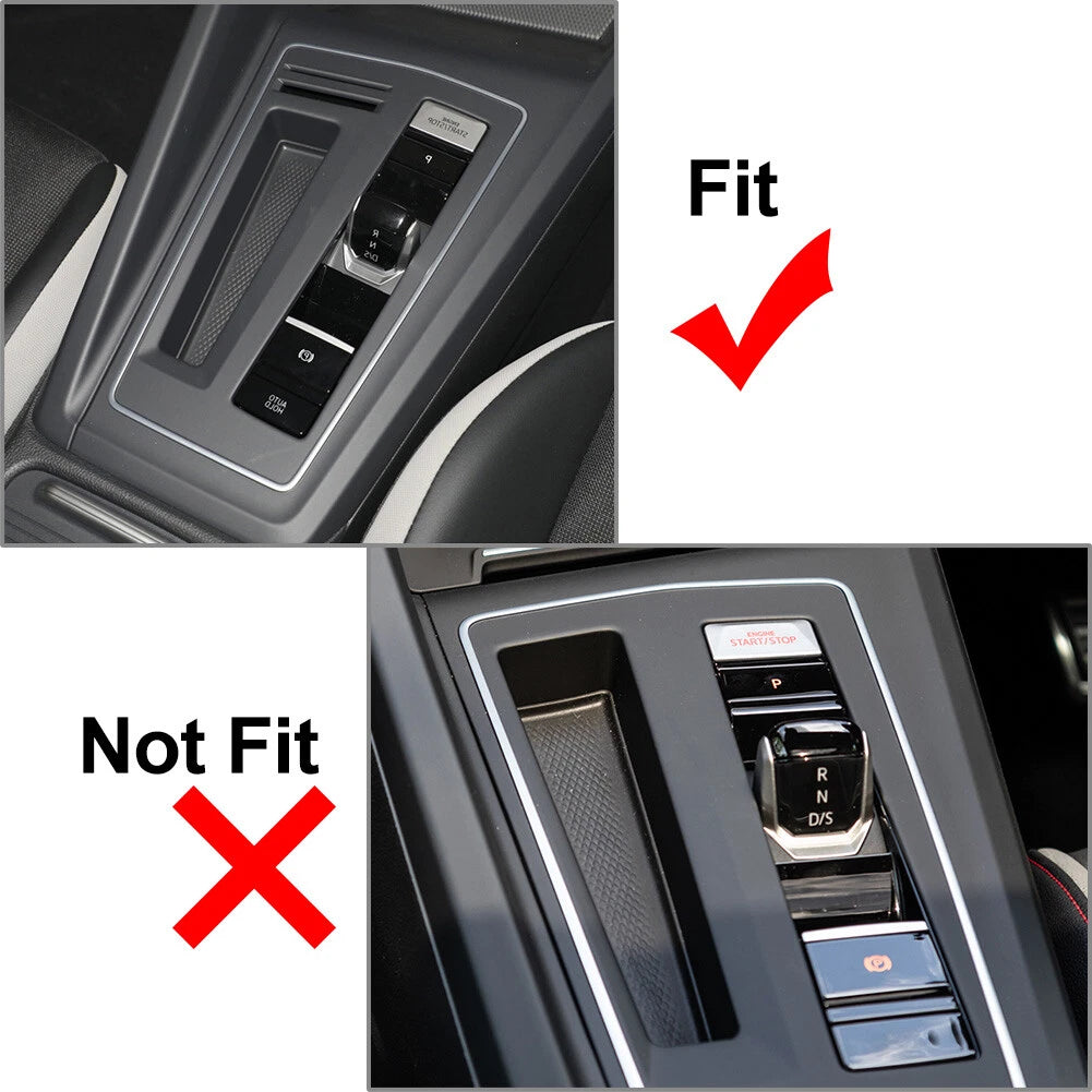 Gear Shift Panel Frame Cover Trim for Volkswagen Golf 8 MK8 (2021–2023) Red RHD