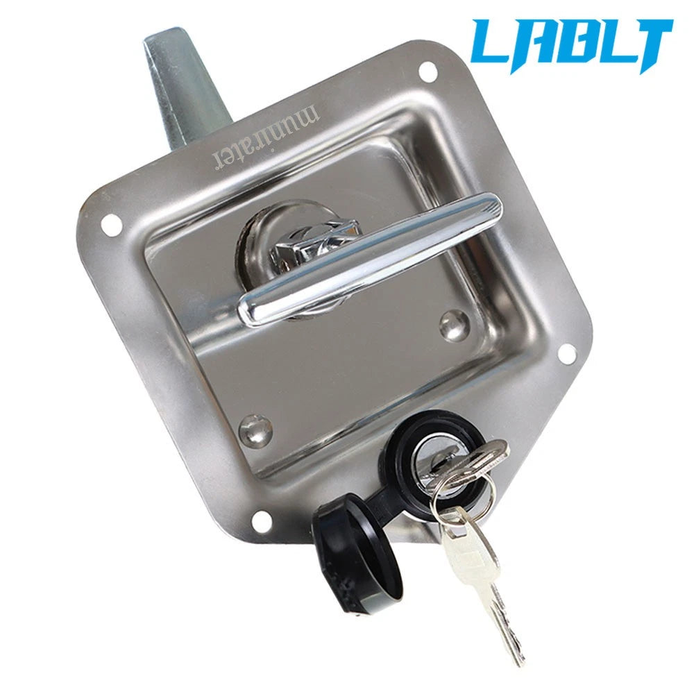 6PCS Trailer Door Latch T-Handle Lock for Camper Truck Tool Box