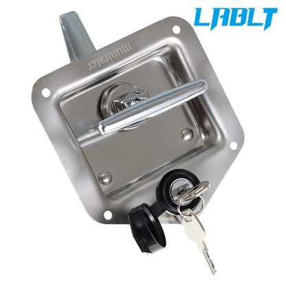 6PCS Trailer Door Latch T-Handle Lock for Camper Truck Tool Box